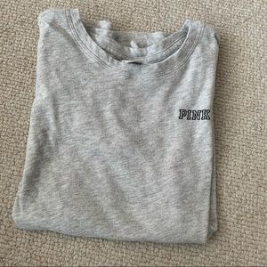 Light Gray PINK T-shirt